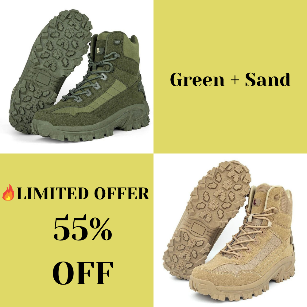 Waterproof Orthopedic Hiking Shoes with Anti-Slip Grip & Sprain Protection