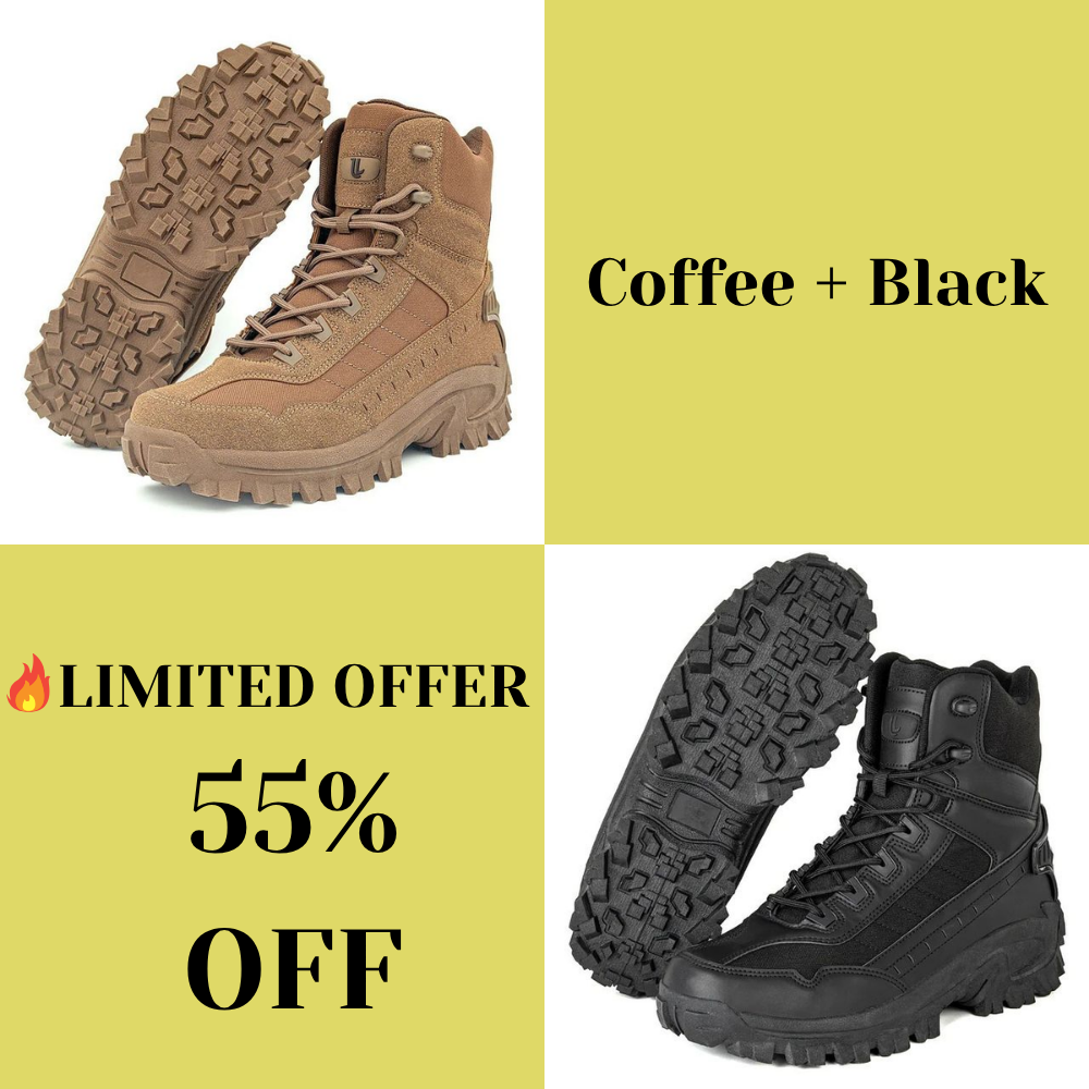 Waterproof Orthopedic Hiking Shoes with Anti-Slip Grip & Sprain Protection